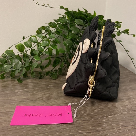 NWT Betsy Johnson Hedgehog 🦔 Cosmetic Bag - Picture 13 of 14